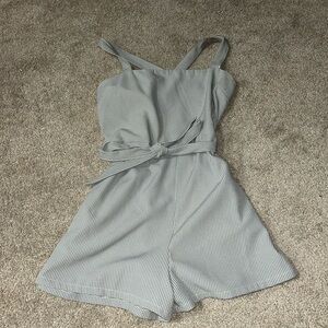 Stylish Checkered Romper